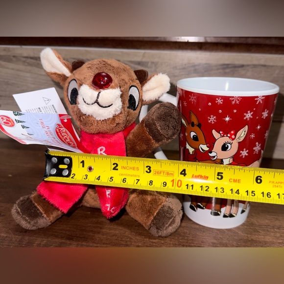Rudolph the Red Nose Reindeer Plush in Mug Set by DanDee - NEW - Picture 8 of 12